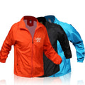 Advertising New Design Windbreaker Customized Long Sleeve Zipper up Windbreaker Jackets With Logo Printing