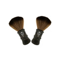 Private Label Razor Shaving Barber Neck Beard Black Wave Hair Brush for Men