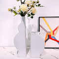 Factory Yalang Home White Contemporary Floor Vase Custom Jewelry Elegant Home Decoration Center Piece