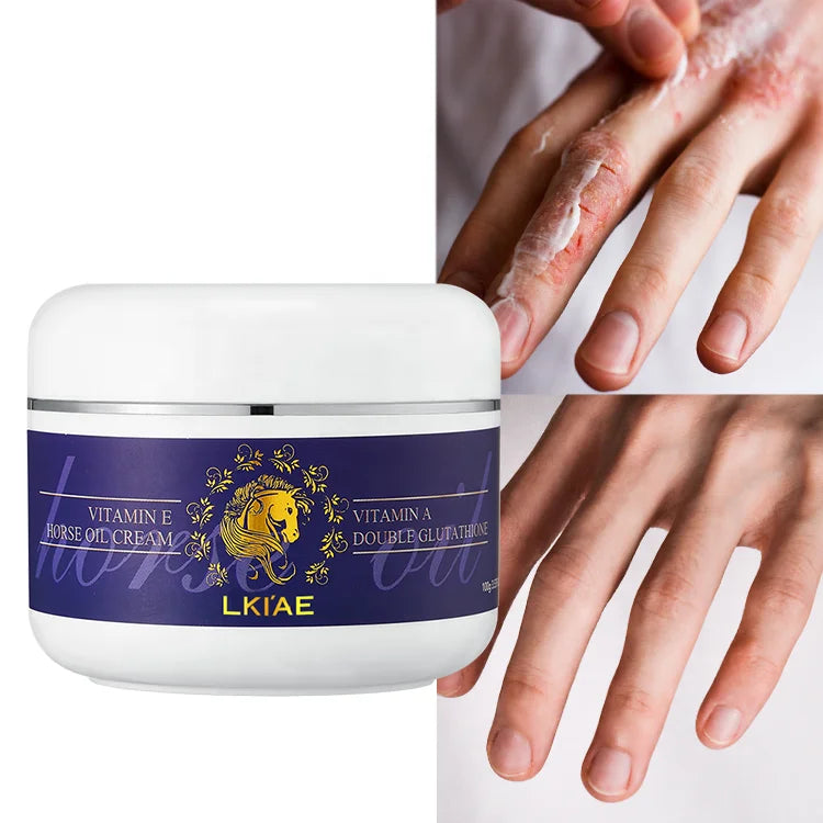 Wholesale OEM Super Nourishing Organic Hand and Foot Skin Care Hydrating Moisturizing Horse Oil Body Cream