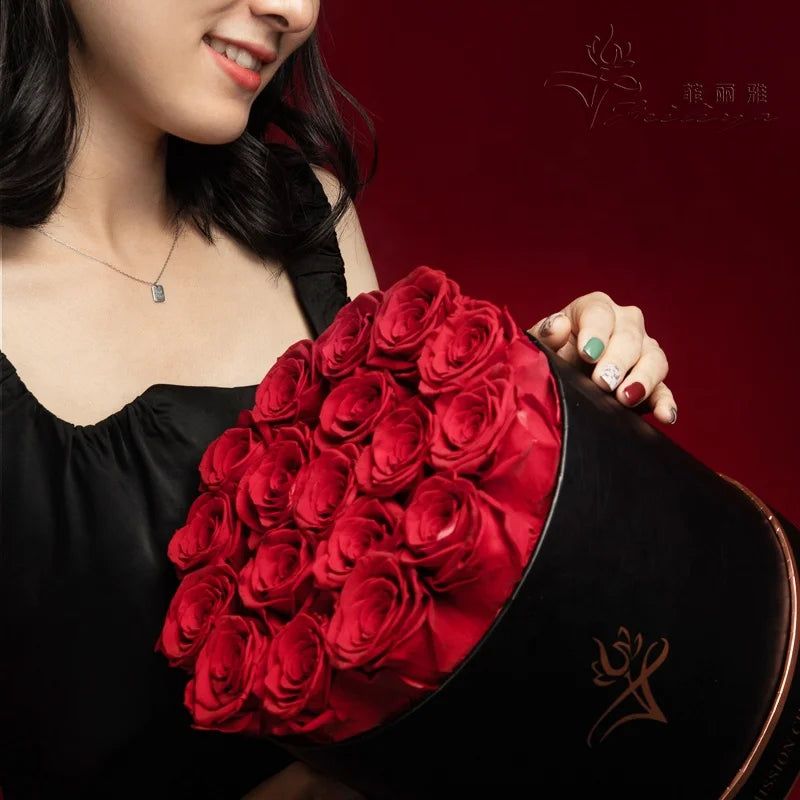 Every Love Wholesale Flower Arrangement Supply 4-5 5-6Cm Gold Real Unfaded Eternal Flower Preserved Roses Head for Wedding