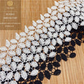 Clothing Accessories Polyester Barcode Lace Water-soluble Embroidered Lace Decorative Home Textiles Wedding Lace Accessories