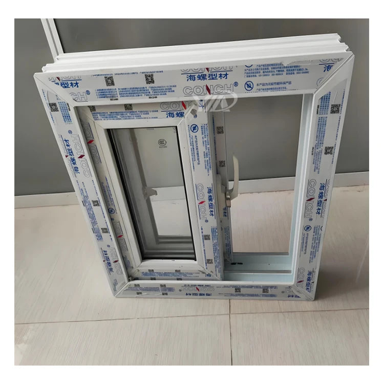 YIDA Swing-Style Vinyl PVC UPVC Casement Windows Stainless Steel Magnetic Screen Soundproof Windproof Horizontal Opening