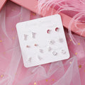 Weekly Card Package 7 Pairs Exquisite Earring Set Stud Fruit Earrings Women