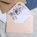 Wholesale Creative Pattern Holiday Envelope With Gold Foil Custom Printed Liner Wedding Festival Envelopes