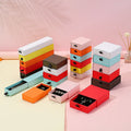 Custom Small Mini Cardboard Jewelry Boxes Draw Gift Travel Ring Girls Woman Storage Jewelry Box