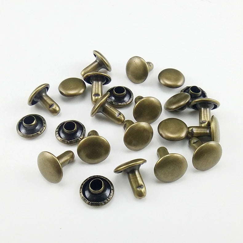 Fashion Nickel-Free Durable Metal Stud Rivet Button Double Cap Garment Jeans with Close-End Rivets