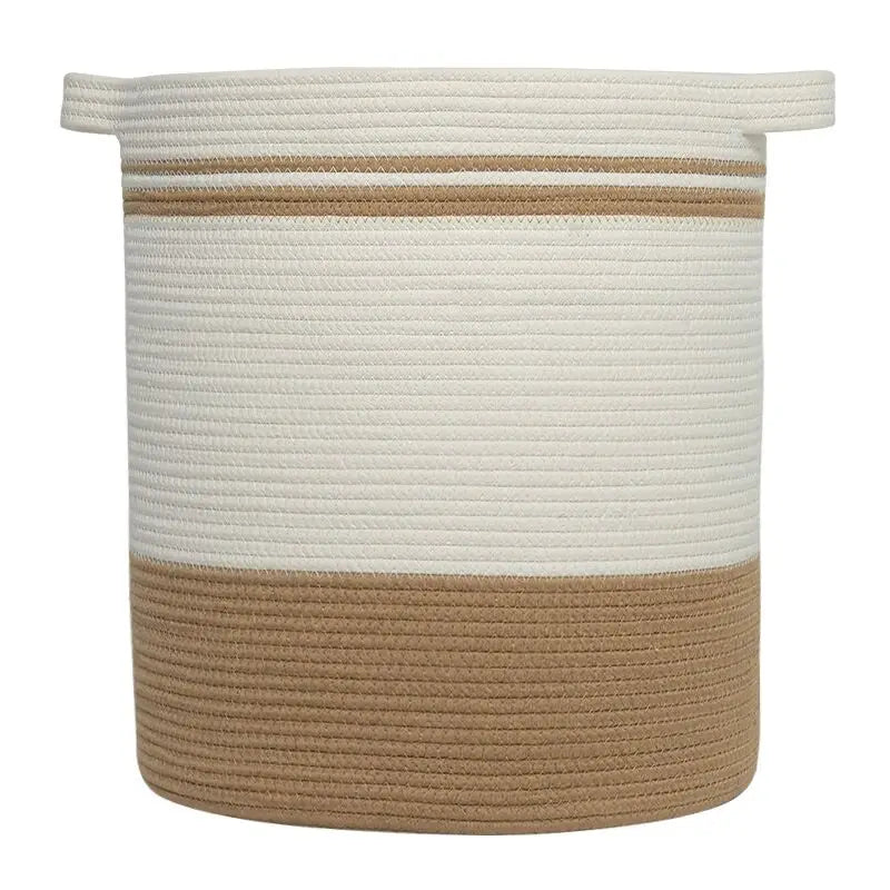 Foldable Bohemia Extra Large Cotton Rope Woven Storage Basket