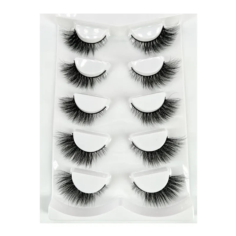 Private Label Beauty Eyelashes Full Strip Eyelashes Cat Eye fox Eye Lash with Custom Eyelash Box