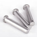 Wholesale 100pcs A2 Stainless Steel 304 Clevis Pins with Flat Head Grooved 304 Clevis Pins with Head