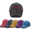 Wholesale Men Women Baseball Cap Vintage Washed Adjustable Plain Classic Distressed Washed Cotton Adjustable Twill Plain Dad Hat