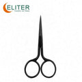 Eliter Hot Sell in Stock Straight Blade Stainless Steel Manicure Scissors Nail Embroidery Scissors Embroidered Manicure Scissors