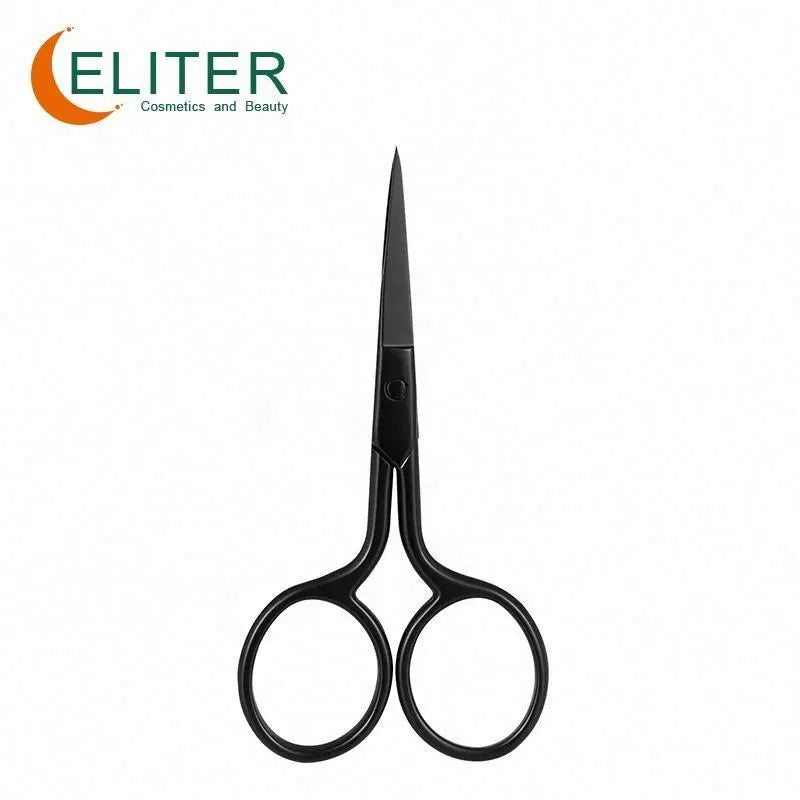 Eliter Hot Sell in Stock Straight Blade Stainless Steel Manicure Scissors Nail Embroidery Scissors Embroidered Manicure Scissors