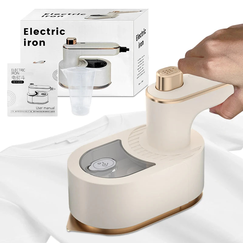 Mini Rotating Steam Iron Handheld Wet and Dry Double Hot Steam Generator Portable Garment Steamer Home Travelling Hanging