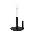 Kitchen Tissue Holder with Spray Bottle Countertop Paper Towel Holder Stand Free Standing Toilet Roll Holder