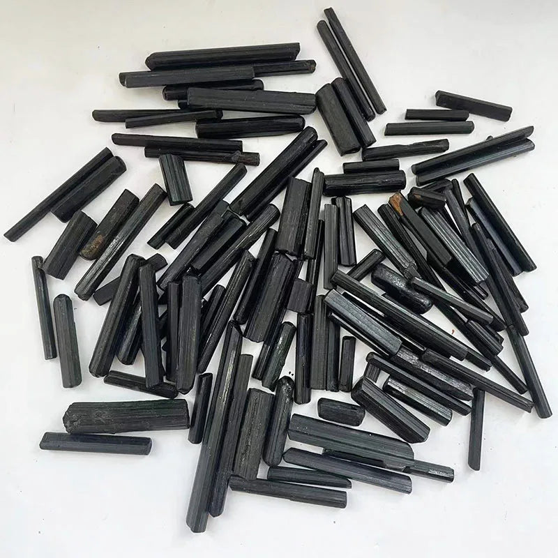 Wholesale Price Raw Black Tourmaline Rough Natural Vimineous Black Tourmaline Quartz Crystal Rough Stone