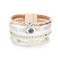 DHJ00083 Wholesale Fashion Eye Bracelet Women's Leather Bracelet Exaggerated Bracelet Jewelry