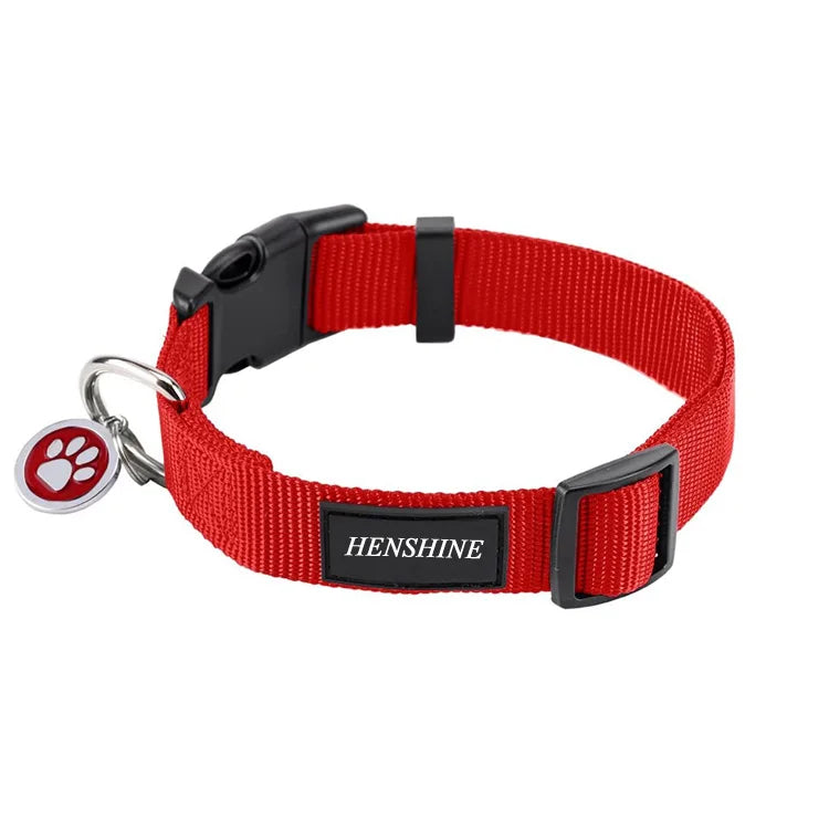 Heavy Duty Soft Neoprene Padded Breathable Adjustable Dog Collar Breathable Nylon Pet Dog Collar Manufacturer