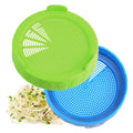 Wide Mouth Plastic Mason Jar Screen Sprouting Strainer Lid Kit for Growing Bean