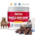 Privade Label Muscle Gain Chews Protein Supplement for Dogs Supports Muscle Builder Immune System Strengthen with Vitamins