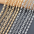 C253 50cm/lot 18K Gold Rhodium Plated Multi-Style Thick Metal Chain DIY Jewelry Making Accessories-Bracelet Necklace Made Copper