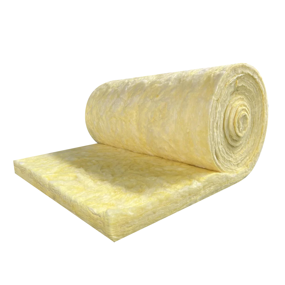 Sound Absorption Fire-proof Wall Insulation Customizable Fiber Glass Insulation Glass Wool Blanket
