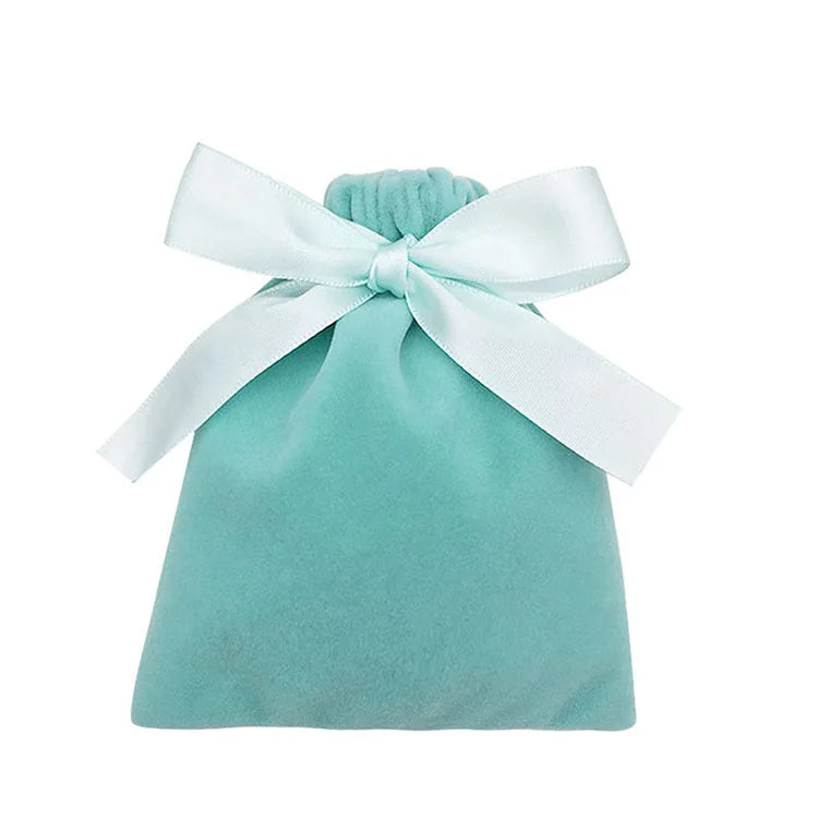 Wholesale Velvet Jewelry Pouch Earring Dust Gift Pouch Velvet Jewelry Bag Bow Tie Drawstring Storage Jewelry Wedding Gift Bag