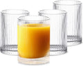 Vertical Design Simple Juice Glass Water Cup Vintage Glassware Transparent Cocktail Glasses Highball Drinking Glassfor Home