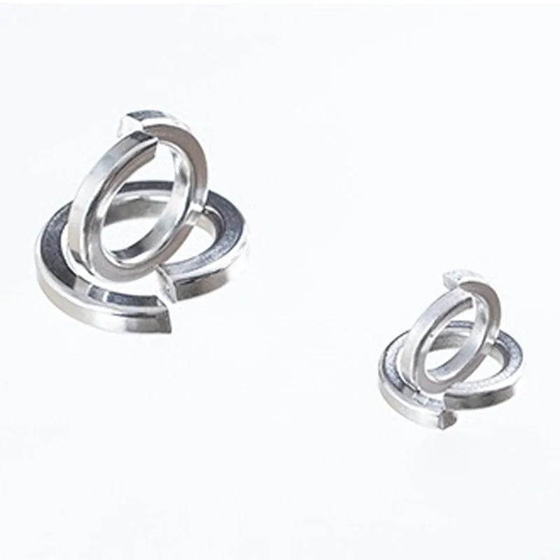 Factory Direct Din 127A/B Types of Lock Washers Double Coil Spring Washer Spring Plate Gasket for Anti Loosening