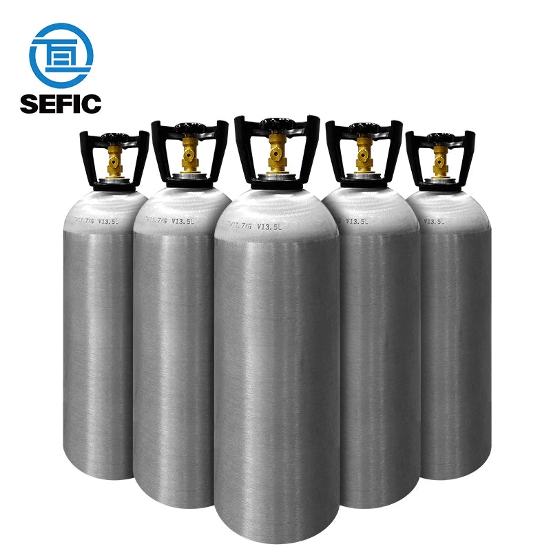 20lbs 10kg CO2 Cylinder DOT3AL Aluminum Bottle With CGA320 Valve
