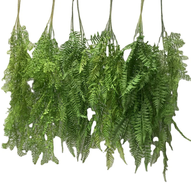 Artificial Plant Vines Wall Hanging Simulation Rattan Leaves Green Plant for Sale