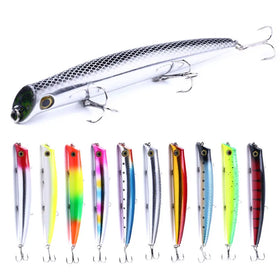 Wholesale PO038 12cm 17g Artificial Hard Plastic Baits Floating Popper Fishing Lures