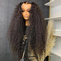 13x6 Hd Deep Wave Natural Black Loose Curly 13x4 Lace Frontal Wigs for Women Deep Curly Wave Human Hair Wigs Ombre Ginger Yellow