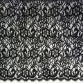 New Arrival Soft Elastic Black Chantilly Lace Trim for Pajamas LT2205B