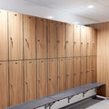 CARTMAY Room Furniture School University Student Storage Cabinets Fitness Sports Wood Grain Solid HPL Lockers for Clothes