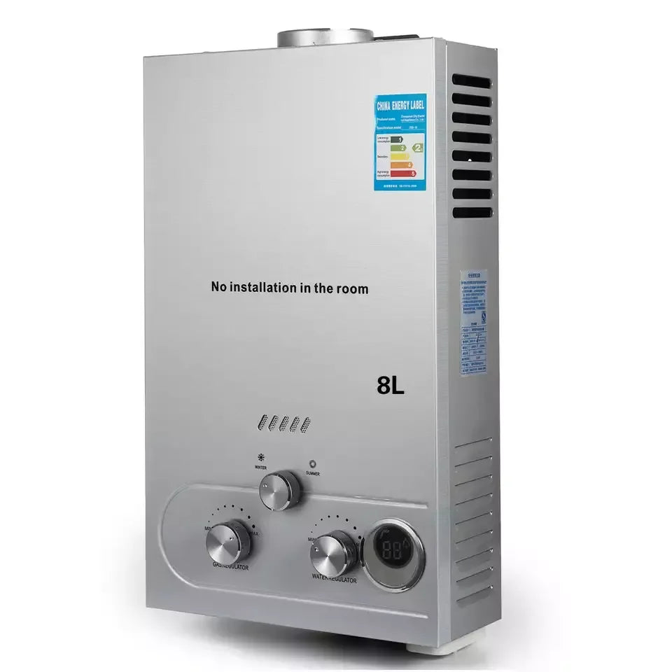 US ready stock The New Listing 2800 Pa 8 L/min (2.1 GPM) instant water heater shower smart water heaters