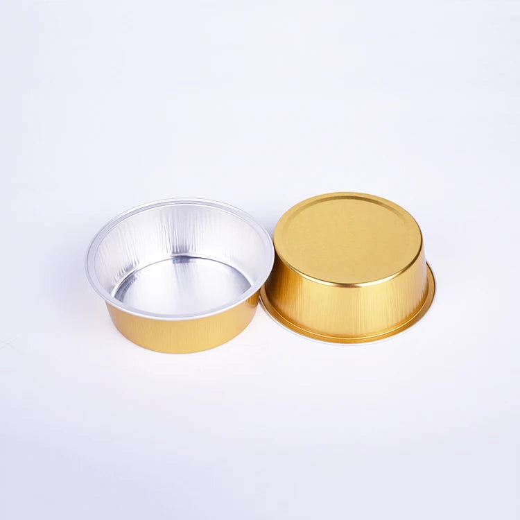 150ml Aluminum Foil Cake Cups Muffin Cupcake Ramekin Cup Baking Cups for Cream Brule Tart Mold Dessert Pans