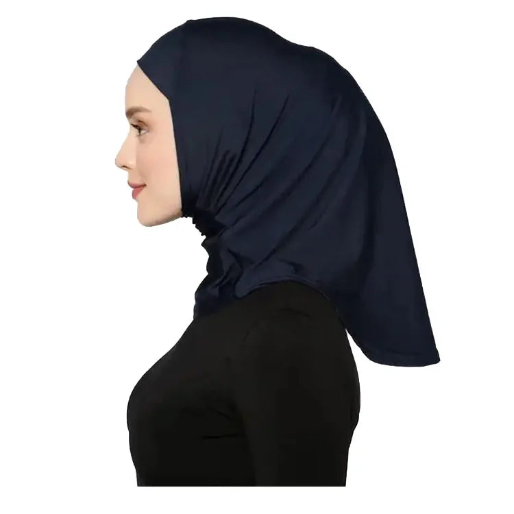 10 Color Islamic Muslim Training Running Fitness Hijab Soft One Piece Stretch Inner Muslim Sports Hijab for Women