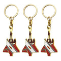 Top Sell Custom Logo 3D 2D Hard Soft Enamel Metal Charms Alloy Key Ring Keychain Metal Key Chain for Branding