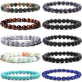 Fashion Hot Selling Tiger Eye Stone Beads 8mm Natural Stone Beaded Bracelet Multicolor Wholesale