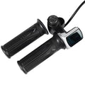 Electric Bike Throttle 36V 48V Accelerator E-bike/Electric Scooter Accessory Throttle Handlebar With LED Display