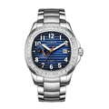 HANBORO Men's Automatic Mechanical Stainless Steel Watch Cowry Shell 24 Hours Display Diamond Bezel 22mm Water Resistant 5BAR