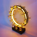 LED Shot Glass Display Stand Luminous Shot Cocktail Cup Holder Light-Up Serving Tray Rechargeable Battery Rotation Design 24