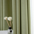 Hot Sale Modern Style Herringbone Living Room Blackout Curtains Solid Color Bedroom Decorative Velvet Curtain