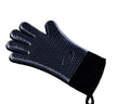 Professional Grilling Heat Resistant Gloves BBQ Kitchen Silicone Oven Mitts Long Waterproof Non-Slip Potholder for Cooking