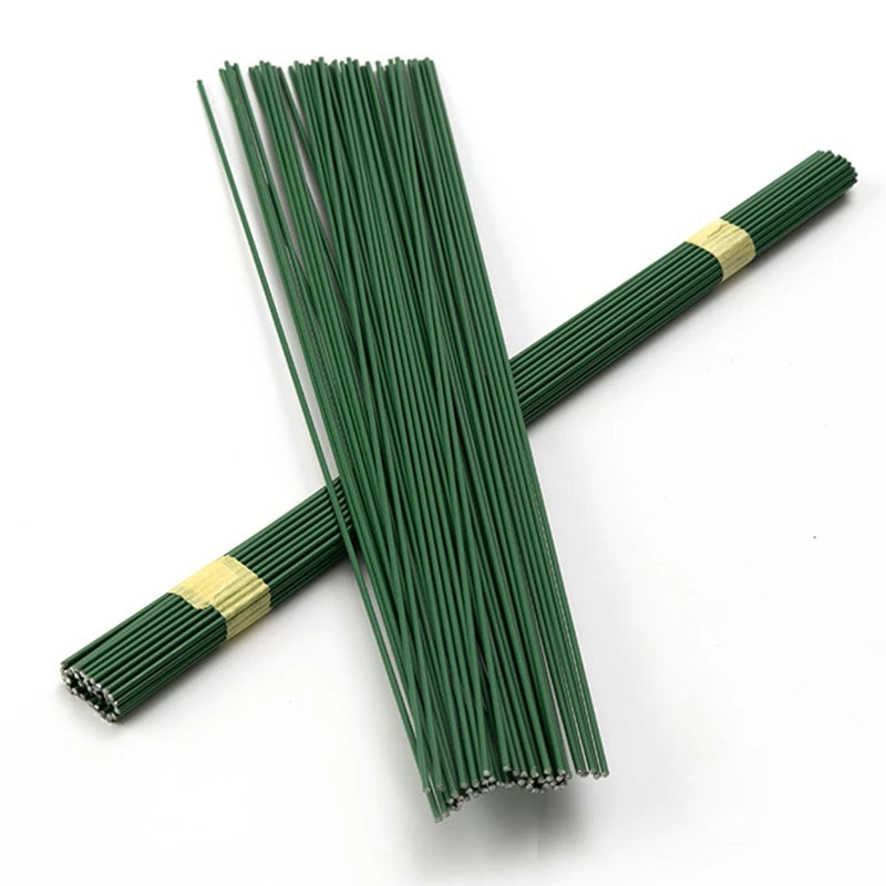 40 cm Flower Iron Stem Flower Stub Stem Floral Tape Iron Wire for Artificial Flower