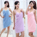 Factory Price Wearable Bath Towel Women Beach Spa Towels Bathroom Home Textile Lady Bathrobe Microfiber Fast Drying