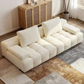 Affordable Luxury Italian Style Modern Minimalist 2 Seat Compressed Fabric Lawrence Sofa at Lower Price