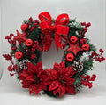 Hot Sell Christmas Garland Door Wreath Christmas Berry Pine Nut for Wedding Decoration