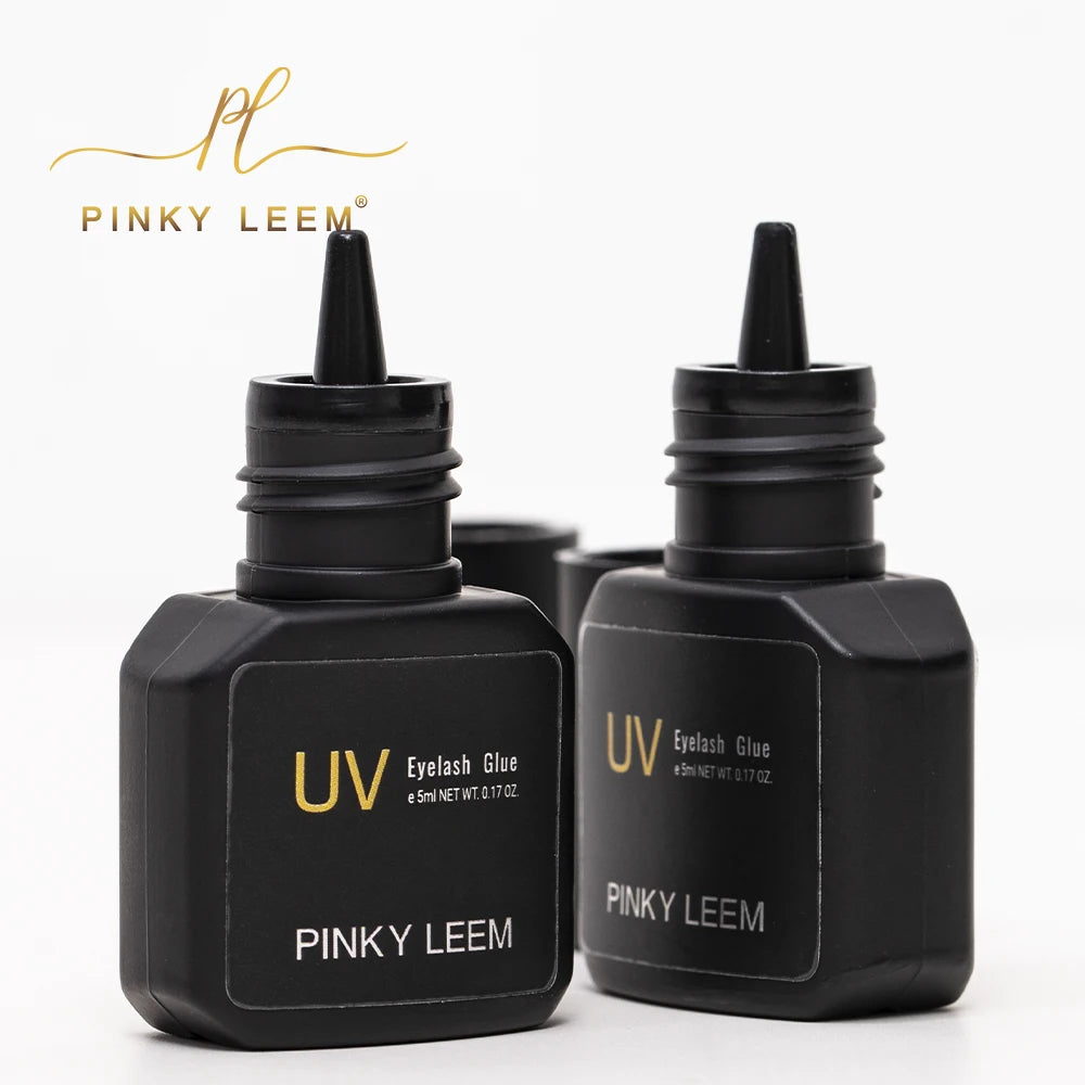 Pinky leem Wholesale Top Rated Natural Looking Invisiblemicrowave UV LED Eyelash Extension Glue Uv Wimpernkleber
